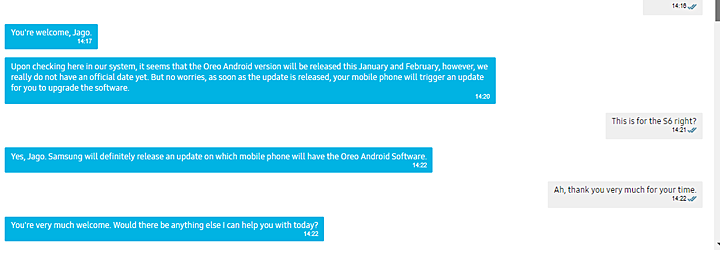 Samsung Galaxy S6 Update