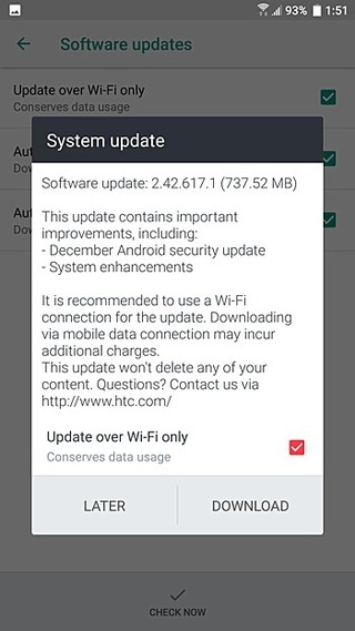 Bản cập nhật của HTC U11