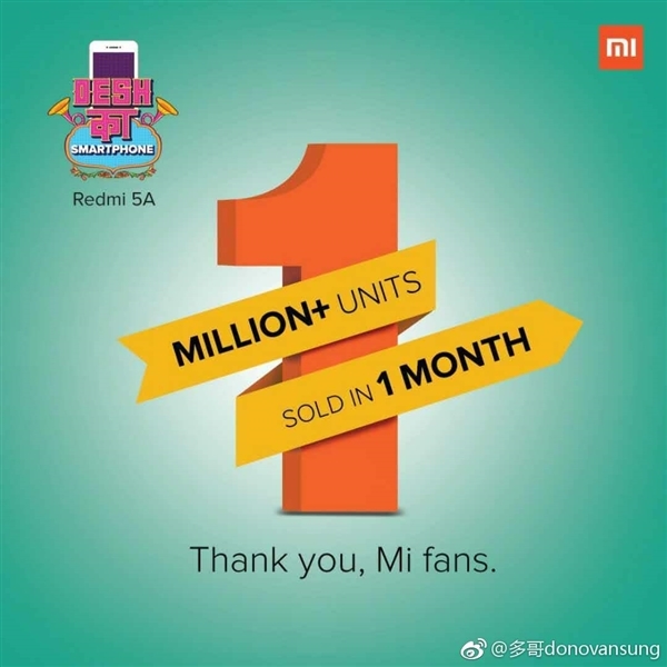 Thành của Xiaomi Redmi 5A tại Ấn Độ