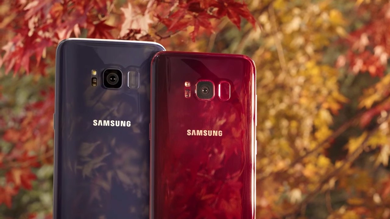 Samsung Galaxy S8 phiên bản màu đỏ rượu vang