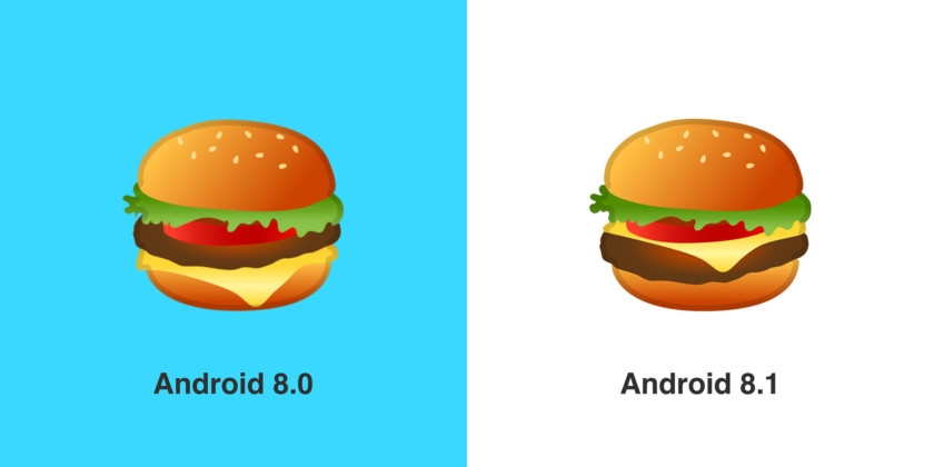 Emoji trên bản Anrdroid mới
