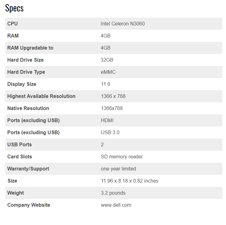 Đánh giá Dell Chromebook 3189, laptop giá sinh viên