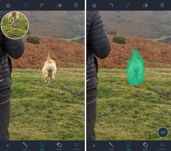 TouchRetouch xóa chi tiết thừa trên iPhone
