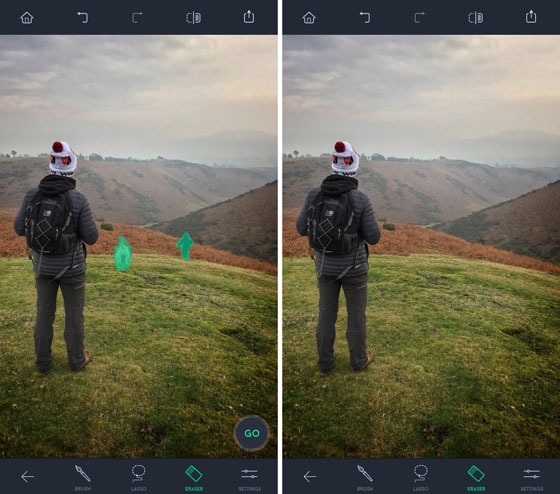TouchRetouch xóa chi tiết thừa trên iPhone