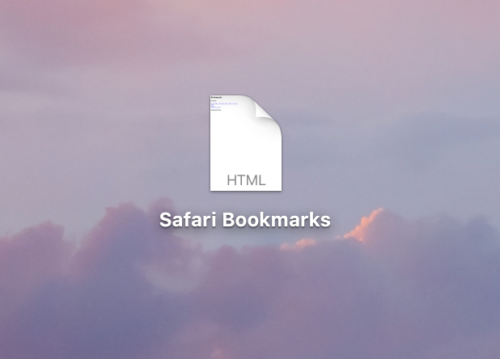 Bạn sẽ được một file HTML chứa bookmarks của mình Hướng dẫn xuất bookmarks trên Safari ra máy Windows