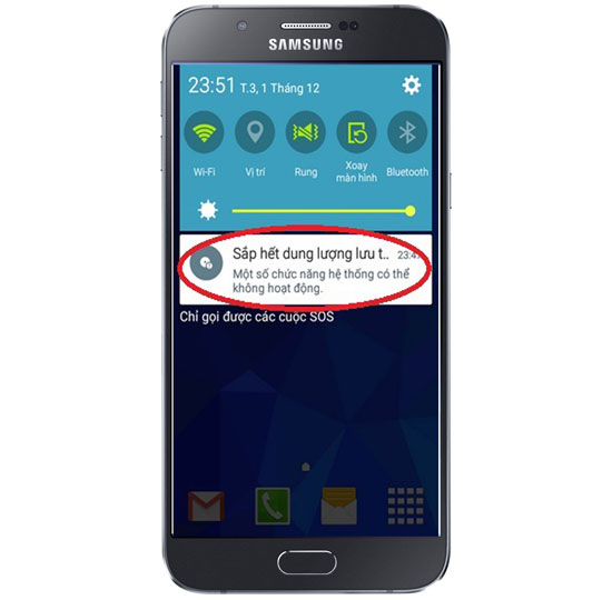 Khắc phục lỗi đầy bộ nhớ trên điện thoại Android
