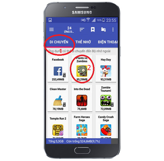 Khắc phục lỗi đầy bộ nhớ trên điện thoại Android