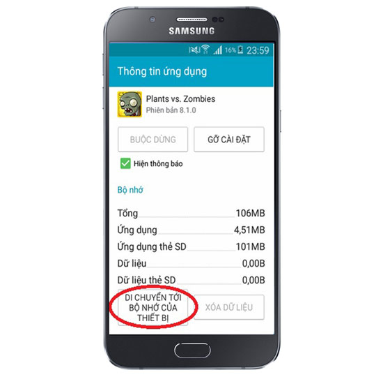 Khắc phục lỗi đầy bộ nhớ trên điện thoại Android