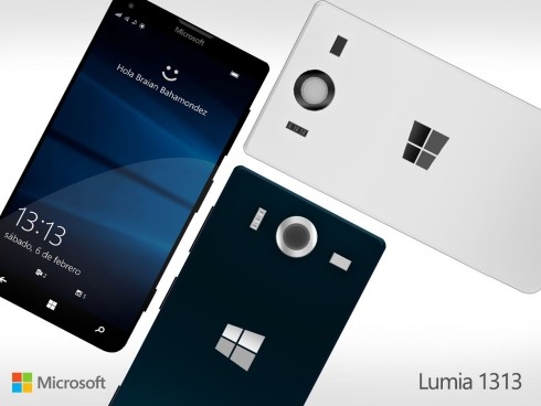 Microsoft Lumia 1313 thiết kế 3D render cực đẹp