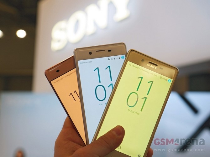 Bộ ba Xperia X, XA và X Performance đọ dáng