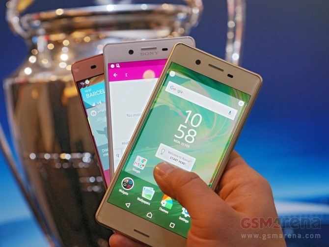 Bộ ba Xperia X, XA và X Performance đọ dáng