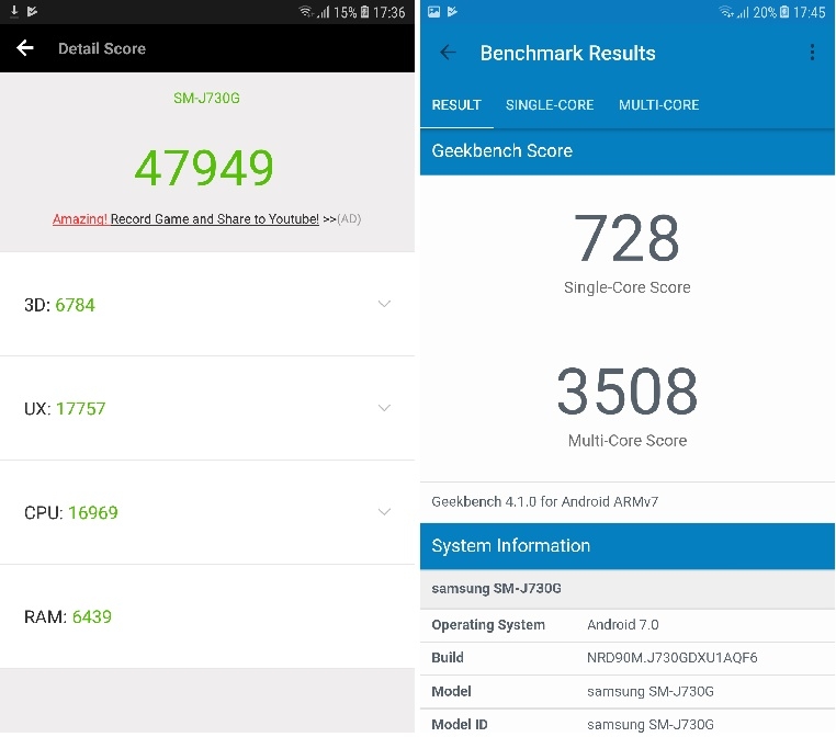 Đánh giá nhanh Galaxy J7 Pro: thiết kế kim loại, camera khẩu độ f/1.7, Pin 3600mAh Đánh giá nhanh Galaxy J7 Pro: thiết kế kim loại, camera khẩu độ f/1.7, Pin 3600mAh