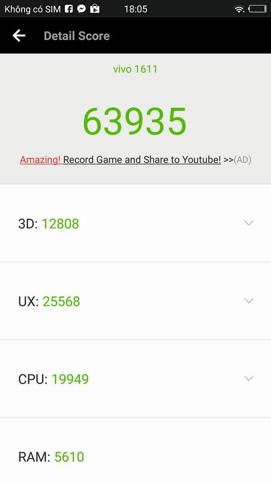 Đánh giá hiệu năng của ViVo V5 Plus