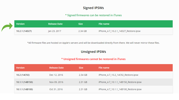 Hướng dẫn hạ cấp iOS 10.3 Beta về 10.2.1