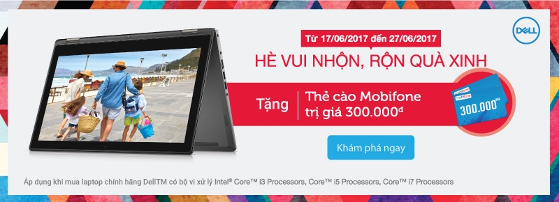 FPT Shop tung loạt ưu đãi cực hấp dẫn dành cho khách hàng mua laptop Dell