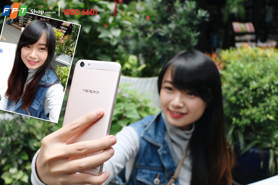 “Vạch lá tìm sâu” chuyên gia selfie OPPO F3
