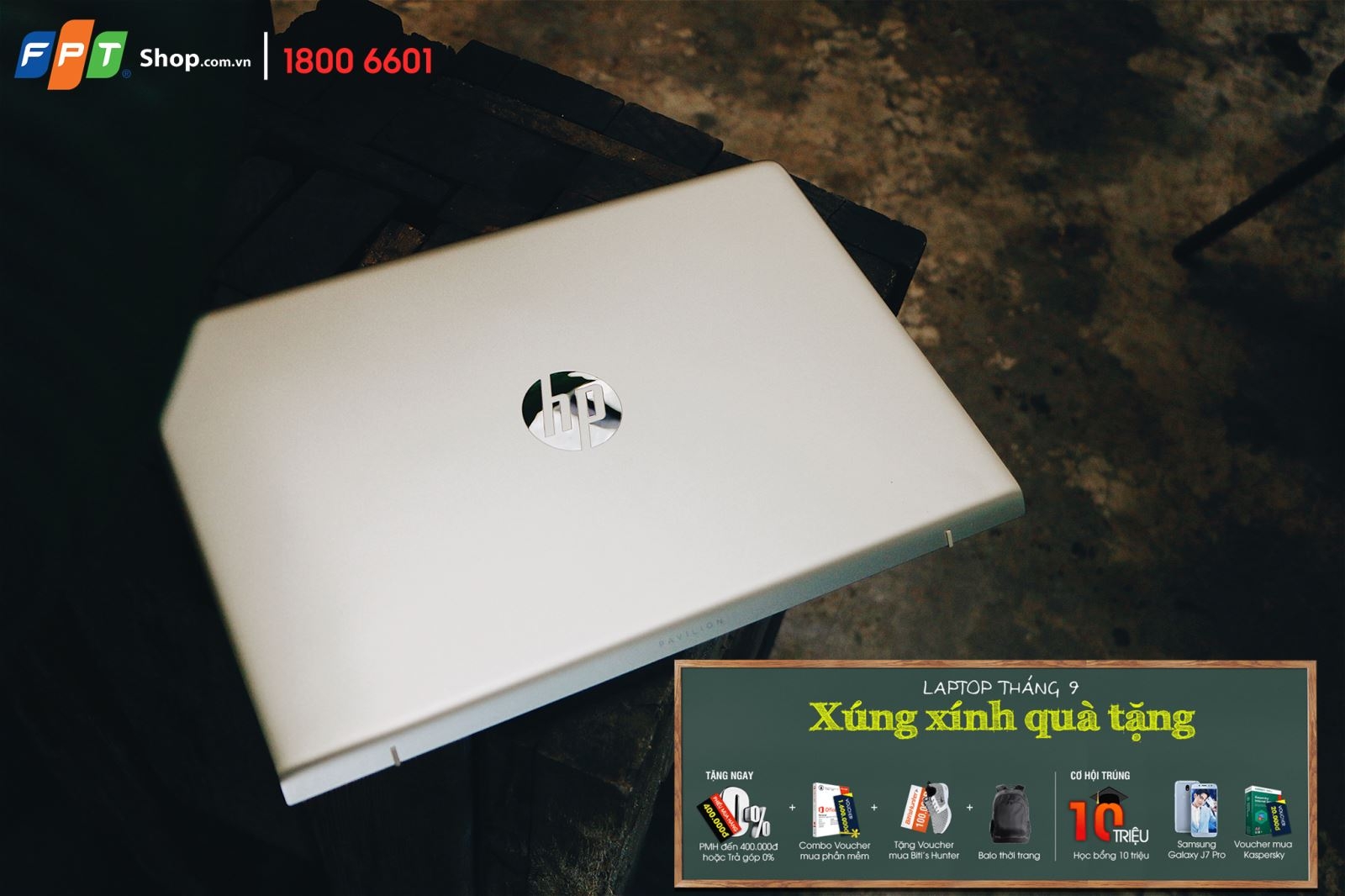 Đấu giá ngược Đấu giá ngược, nhận laptop “xịn” tại FPT Shop