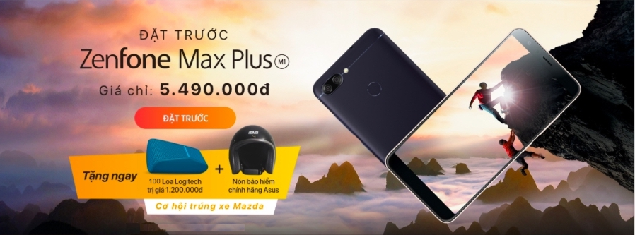 Đặt trước Zenfone Max Plus M1, nhận bộ quà công nghệ gần 2 triệu đồng từ FPT Shop