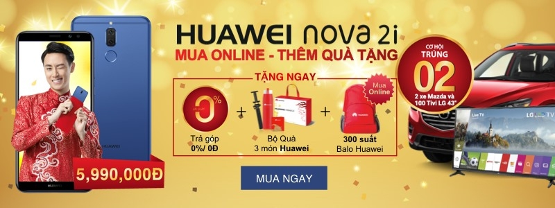 FPT Shop tặng thêm balo cao cấp cho khách mua Huawei Nova 2i