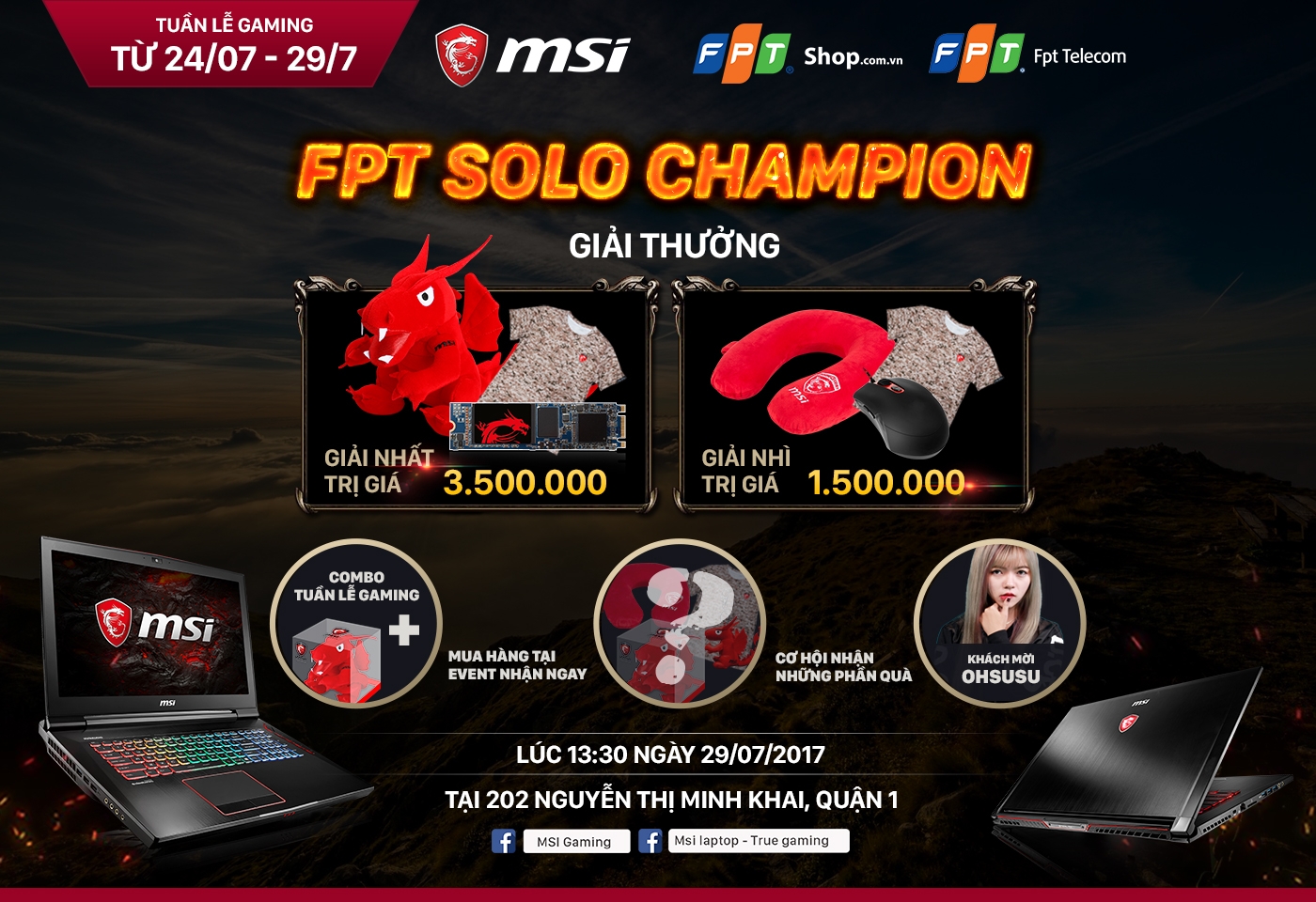 FPT Shop đồng hành cùng MSI tổ chức giải đấu “FPT Solo Champion”