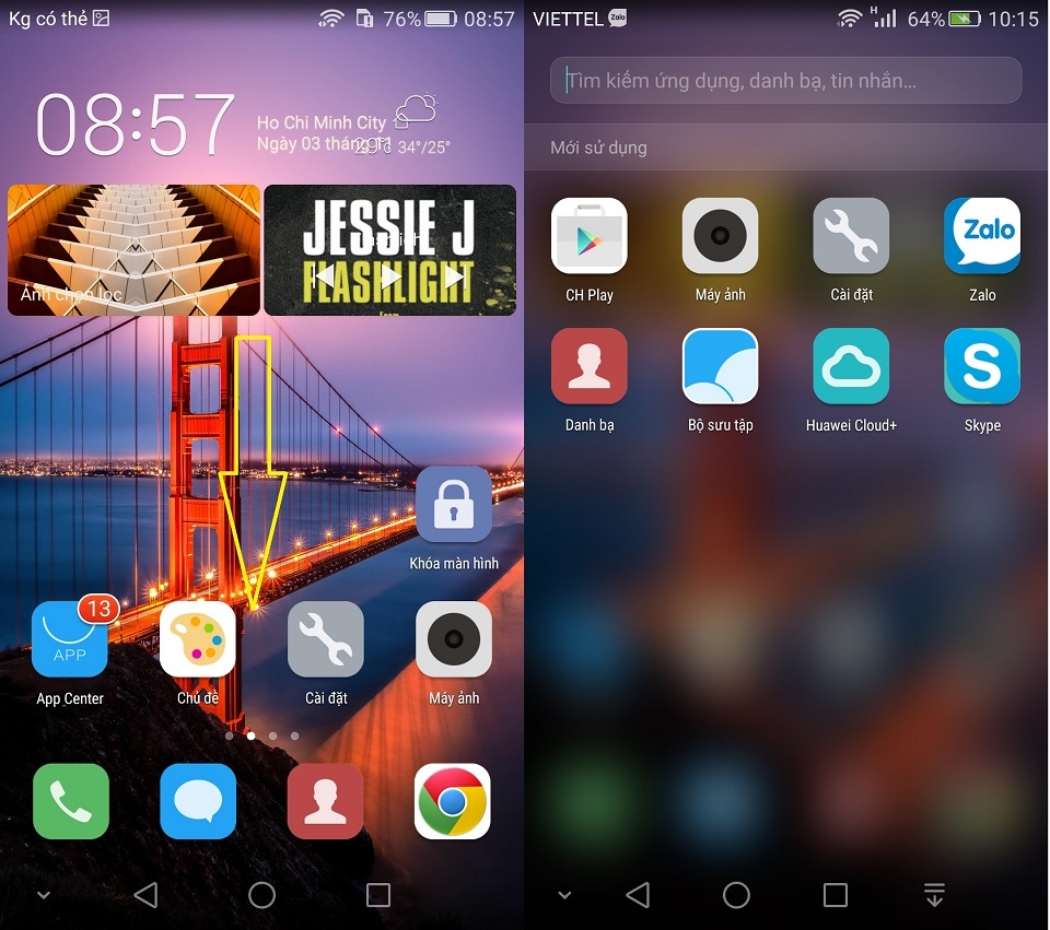 Tìm hiểu giao diện Emotion UI trên Huawei G7 Plus