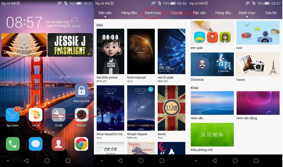 Tìm hiểu giao diện Emotion UI trên Huawei G7 Plus