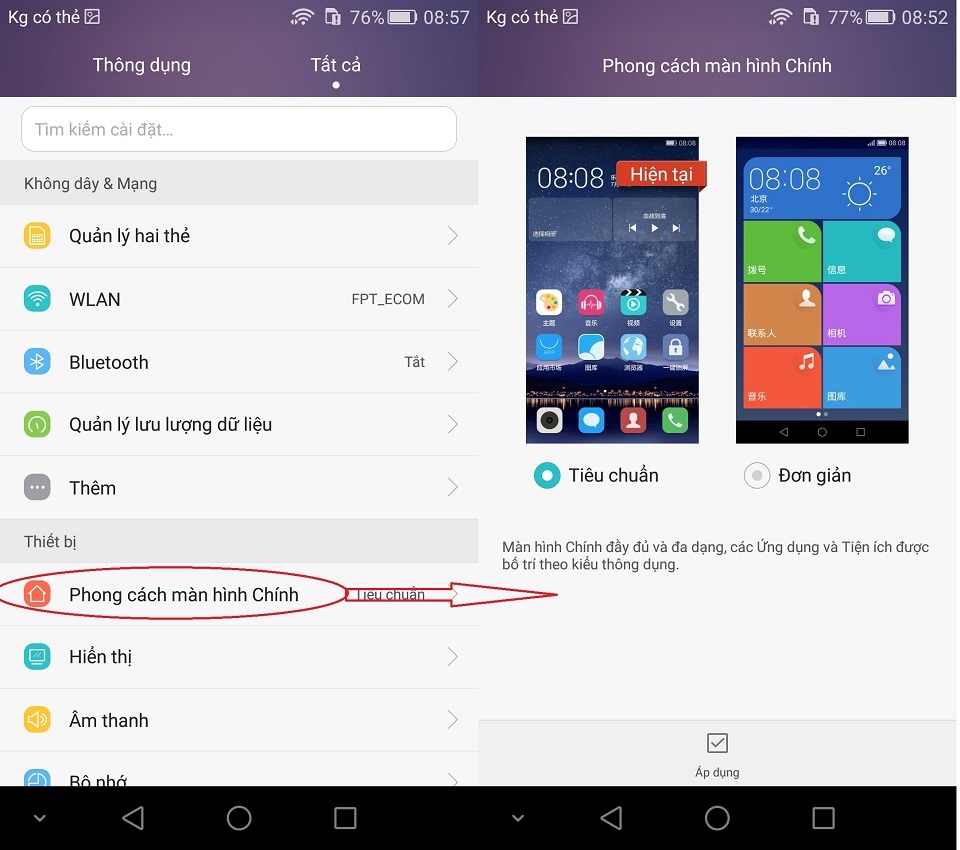 Tìm hiểu giao diện Emotion UI trên Huawei G7 Plus
