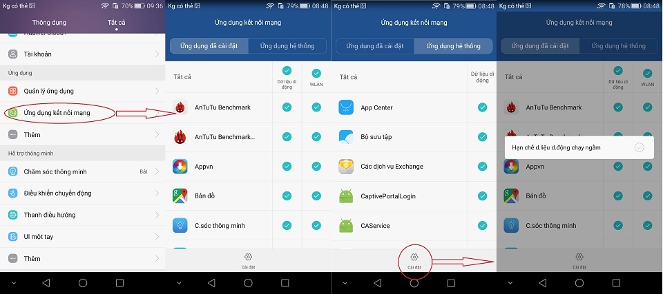 Tìm hiểu giao diện Emotion UI trên Huawei G7 Plus