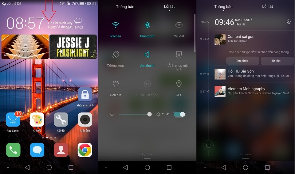 Tìm hiểu giao diện Emotion UI trên Huawei G7 Plus