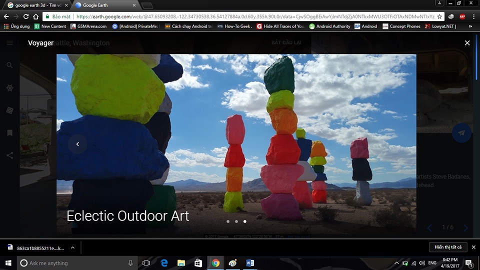 Google Earth định dạng 3D trên Android và Chrome Google Earth định dạng 3D trên Android và Chrome