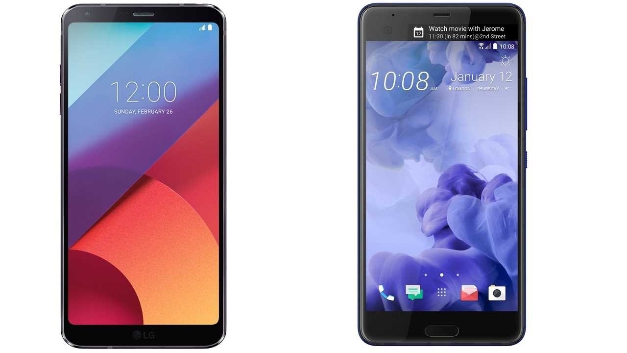 So sánh ngoại hình của LG G6 và HTC U Ultra So sánh ngoại hình của LG G6 và HTC U Ultra