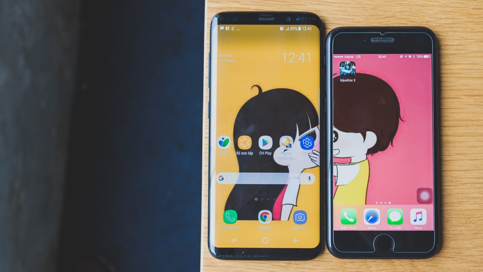 Samsung Galaxy S8 khoe dáng cùng Apple iPhone 7 (Ảnh 9) Samsung Galaxy S8 khoe dáng cùng Apple iPhone 7 (Ảnh 9)