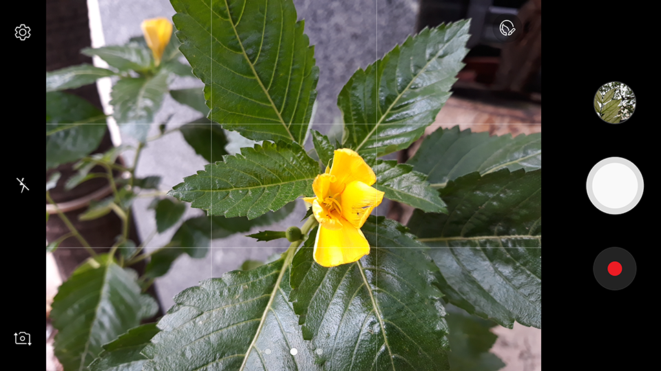 Giao diện chụp ảnh