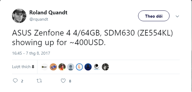 Zenfone 4 (ảnh 2) Zenfone 4 (ảnh 2)