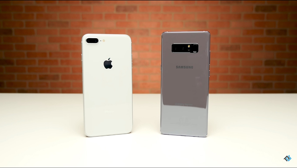 Đọ tốc độ Galaxy Note 8 và iPhone 8 Plus
