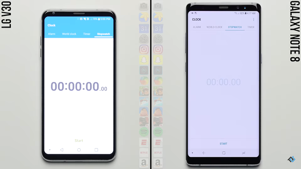 Đọ tốc độ Galaxy Note 8 vs LG V30 (ảnh 1)