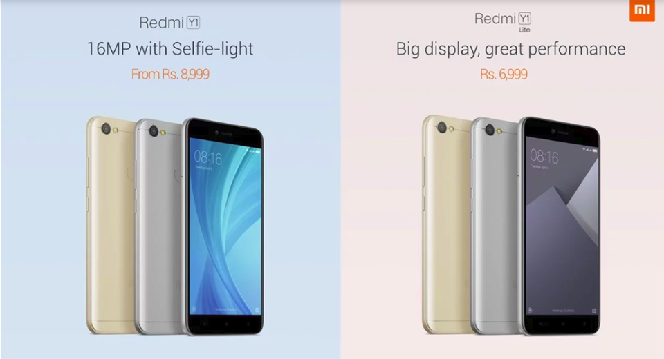 Xiaomi Redmi Y1 và Y1 Lite chính thức ra mắt (ảnh 1)