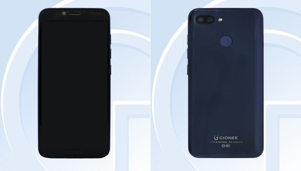Gionee F6 xuất hiện trên TENAA với màn hình tràn viền Gionee F6 xuất hiện trên TENAA với màn hình tràn viền