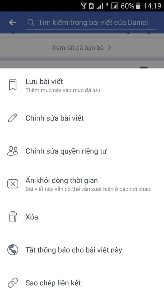 Facebook tắt tính năng xóa status (ảnh 3)