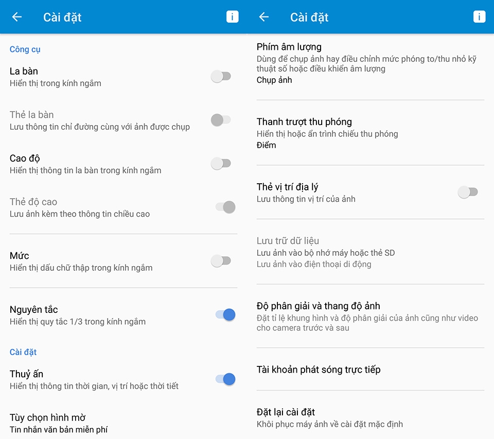 Giao diện chụp ảnh Nokia 8 (ảnh 5)