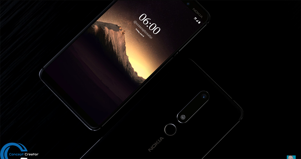 Ảnh render Nokia 6 2018 (ảnh 4) Ảnh render Nokia 6 2018 (ảnh 4)