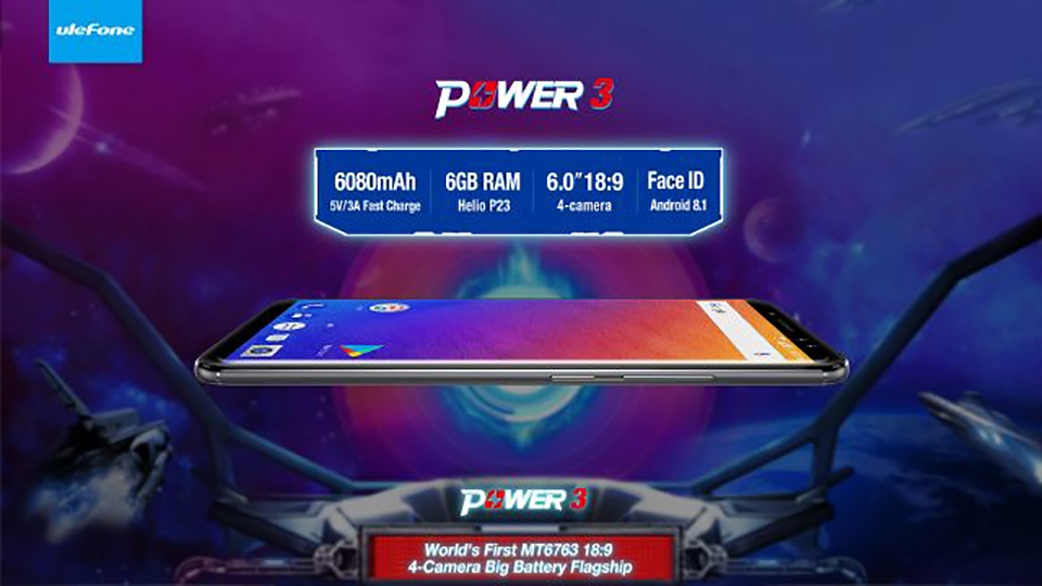 Ulefone Power 3 chính thức ra mắt (ảnh 2) Ulefone Power 3 chính thức ra mắt (ảnh 2)