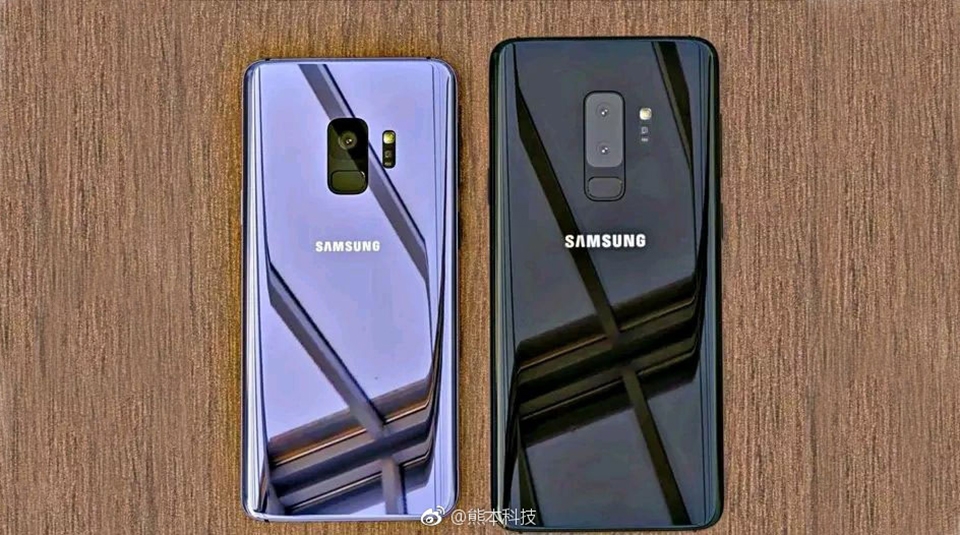 Galaxy S9 và S9 Plus rò rỉ ảnh mặt lưng