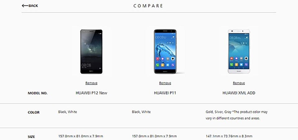 Huawei P11 và P12 New xuất hiện trên website chính thức Huawei P11 và P12 New xuất hiện trên website chính thức