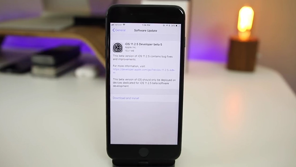 Apple chính thức phát hành iOS 11.2.5 beta 5 Apple chính thức phát hành iOS 11.2.5 beta 5