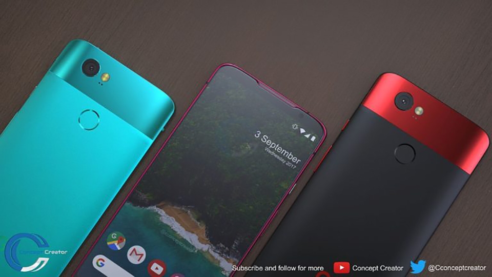 Lộ ý tưởng thiết kế Google Pixel 3 (ảnh 2)