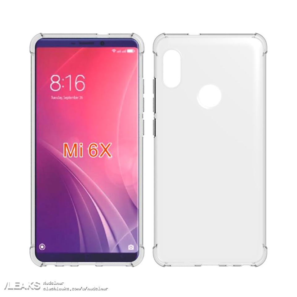 Lộ ảnh render của Xiaomi Mi 6X
