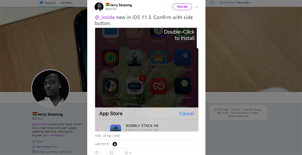 Apple phát hành iOS 11.3 beta 1 (ảnh 1)