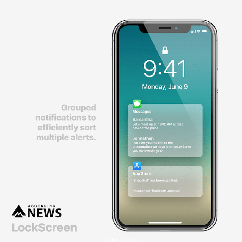 Concept iOS 12 (ảnh 1) Concept iOS 12 (ảnh 1)