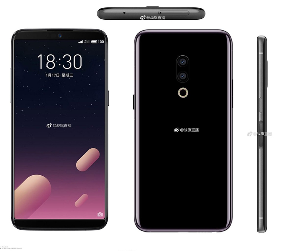 Rò rỉ thiết kế Meizu 15 Plus